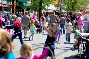 Back to the 50's Hula Hoop Contest at Mayfest of Huntingdon photo by Ed Stoddard